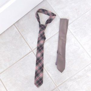 LIKE NEW Tie Girl's Pink Checkered Tie